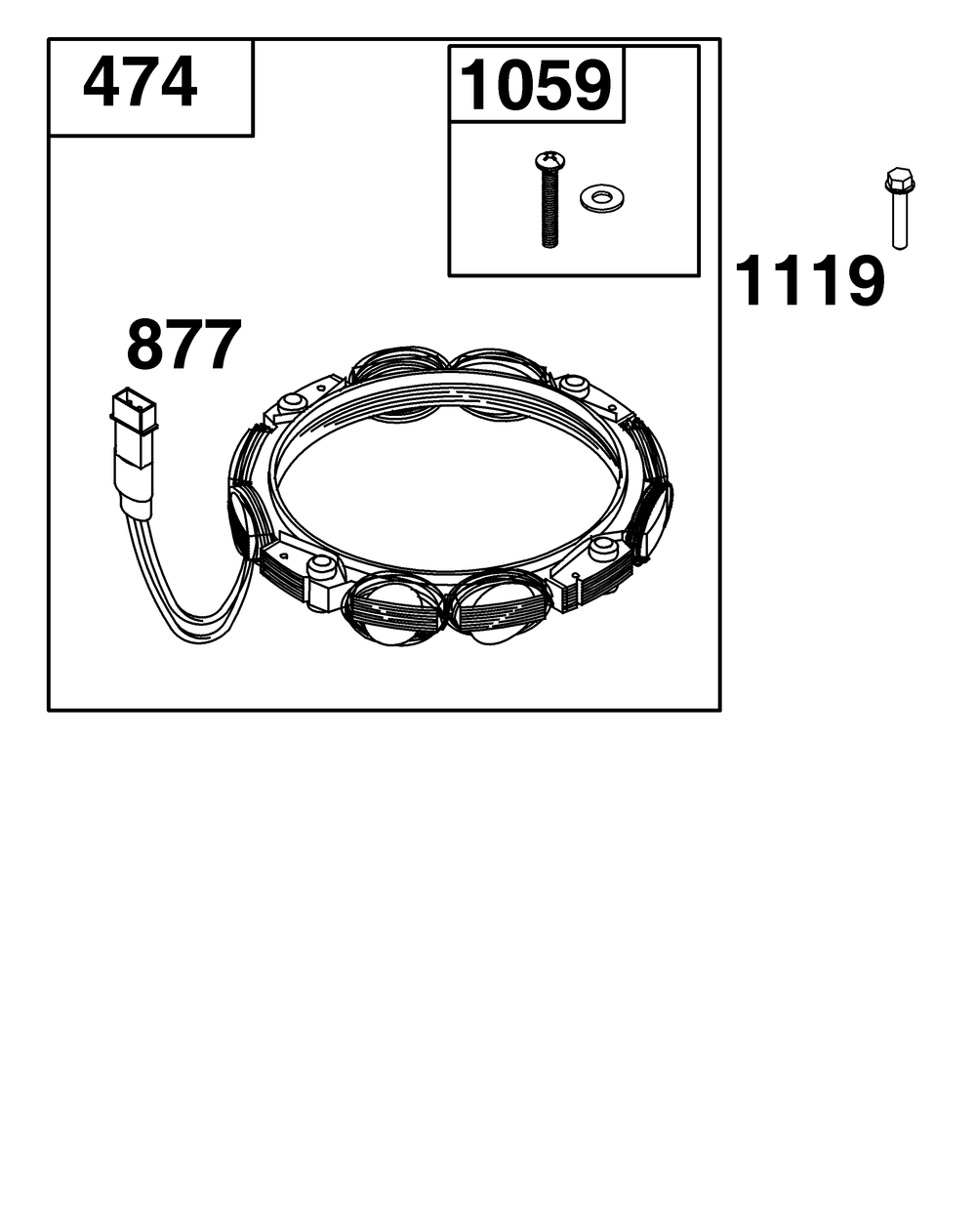 Alternator Group Diagram and Parts List for 31R907-0110-G1 200000 - 399999 Briggs and Stratton Engine